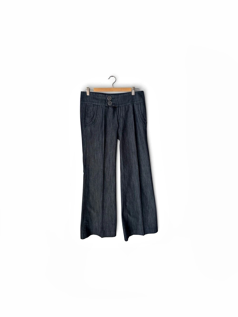 Rw& Co Wide Leg Pants in Black Waist 29 Like New